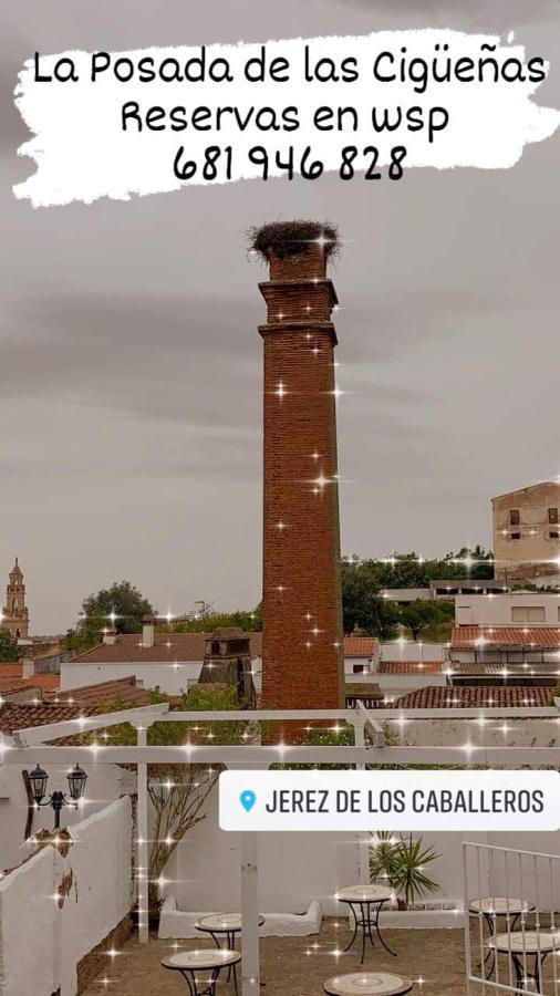 Hotel Rural La Posada de las Cigüeñas Jerez De Los Caballeros Exterior foto